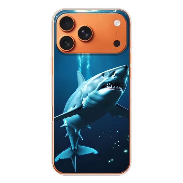 Чохол з принтом «Акула під водою» для Apple iPhone 18 Pro