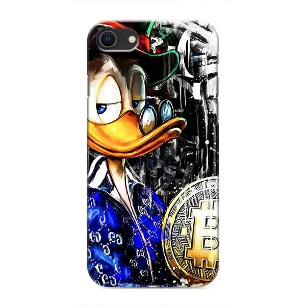 Чехол с принтом «Биткойн Скрудж» для iPhone 8