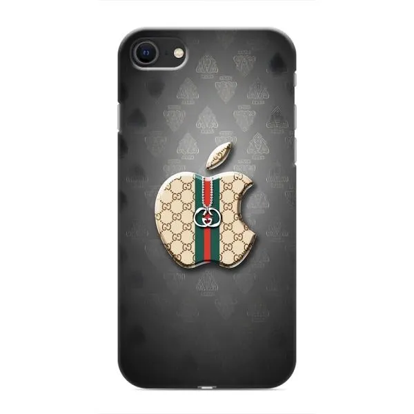 Чохол з принтом «Apple gucci» для iPhone 8