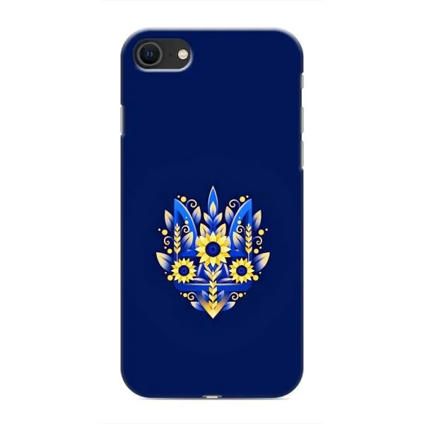 Чехол с принтом «Цветочный Герб» для iPhone 8