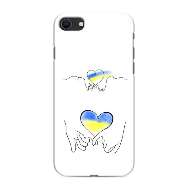 Чохол з принтом «Мир Україні» для iPhone 8