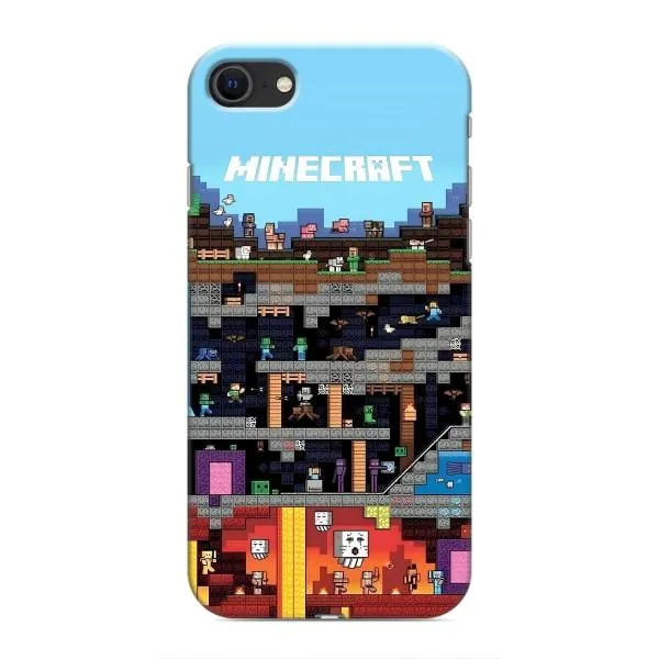 Чохол з принтом «фон Minecraft» для iPhone 8