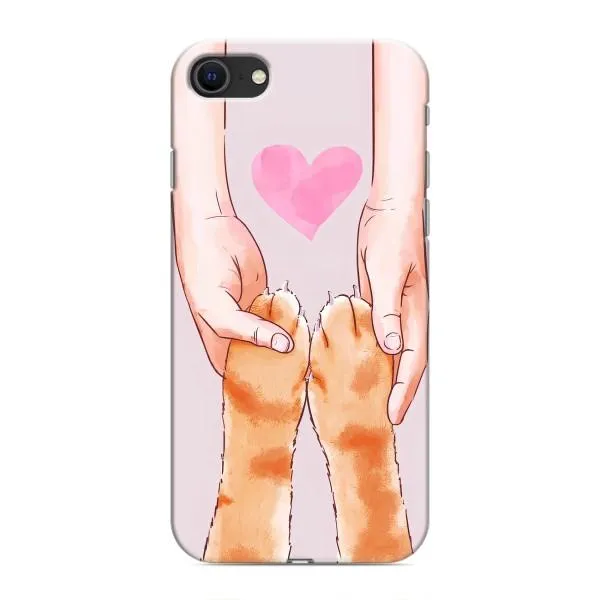 Чехол с принтом «Любовь к котикам» для iPhone 8
