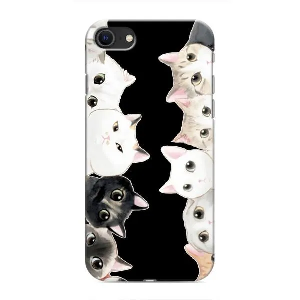 Чехол с принтом «Взгляд котов» для iPhone 8