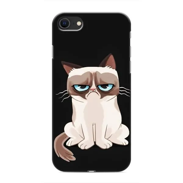 Чохол з принтом «Сумний кіт» для iPhone 8