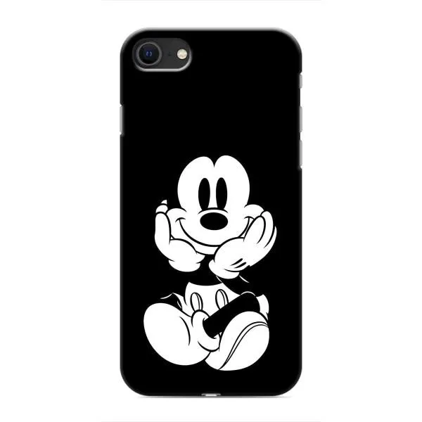 Чохол з принтом «Маус на чорному» для iPhone 8