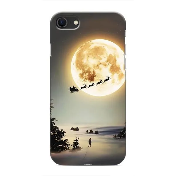 Чехол с принтом «Санта на луне» для iPhone 8 Чехол с принтом «Санта на луне» для iPhone 8