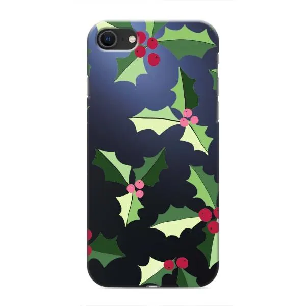 Чехол с принтом «Рождественский фон» для iPhone 8