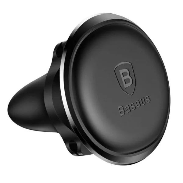 Автотримач Baseus Magnetic OS with cable clip (air outlet) (C40141201113) — Чорний — фото 3