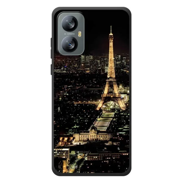 Чехол с принтом «Ночной Париж» для Blackview A52