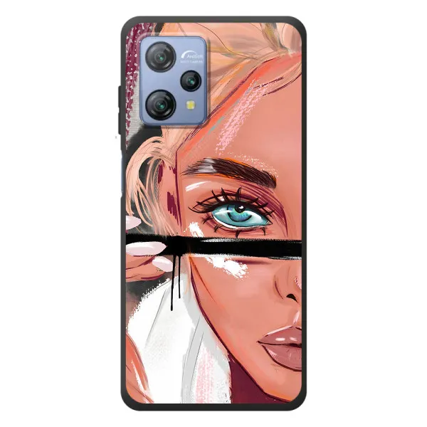 Чехол с принтом «Макияж» для Blackview A53 Pro