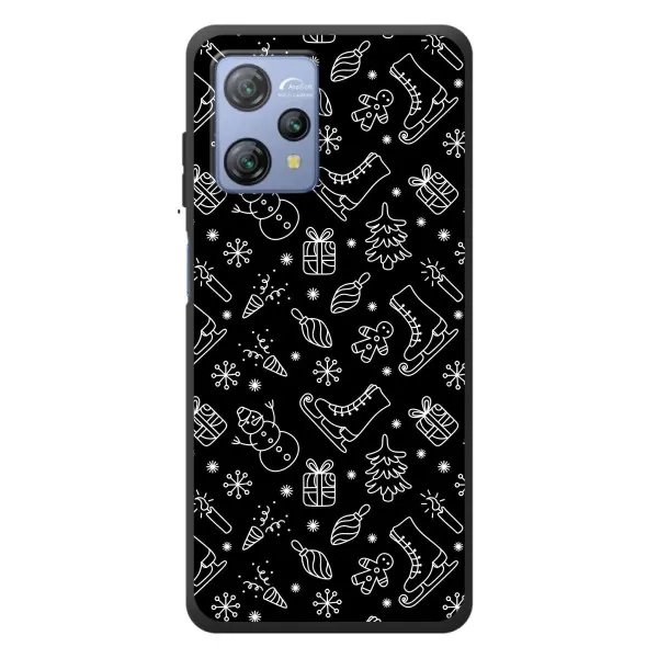 Чохол з принтом «Новорічний фон» для Blackview A53 Pro