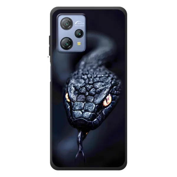 Чехол с принтом «Черная змея» для Blackview A53 Чехол с принтом «Черная змея» для Blackview A53