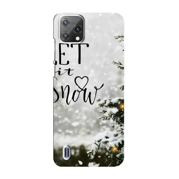 Чехол с принтом «Let it snow» для Blackview A55
