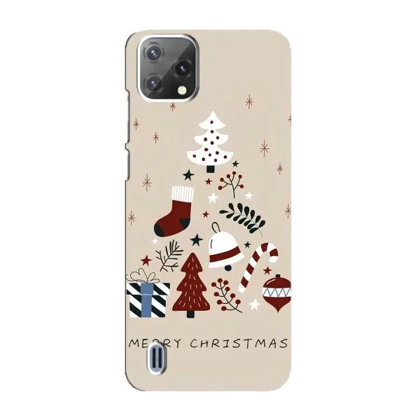 Чехол с принтом «Merry Christmas» для Blackview A55