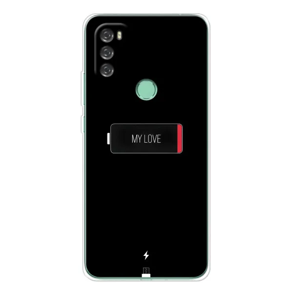 Чехол с принтом «Love battery» для Blackview A70 Pro