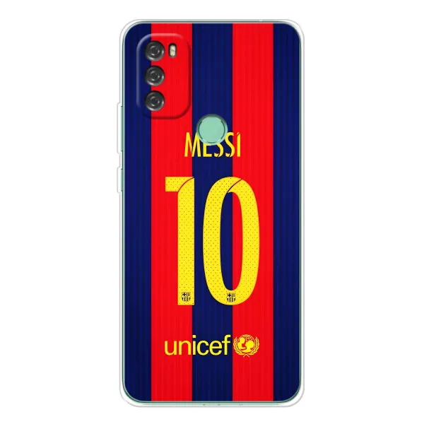 Чехол с принтом «Messi Barca 10» для Blackview A70 Pro