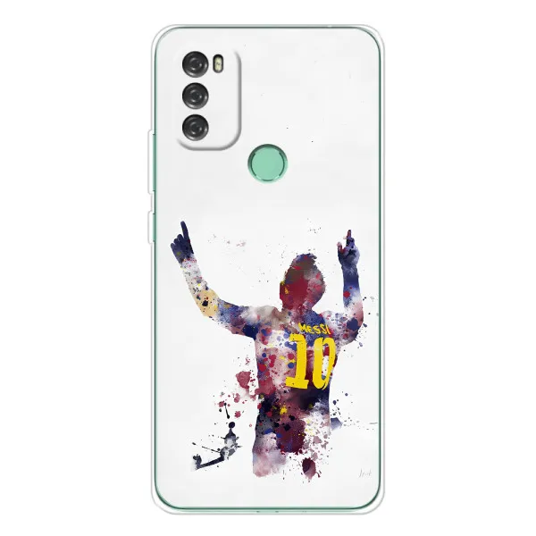 Чехол с принтом «Messi Barca» для Blackview A70 Pro