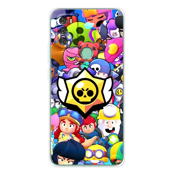 Чехол с принтом «Лого Brawl Stars» для Blackview A70 Pro Чехол с принтом «Лого Brawl Stars» для Blackview A70 Pro