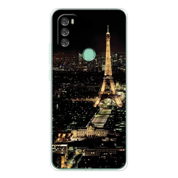 Чехол с принтом «Ночной Париж» для Blackview A70 Pro