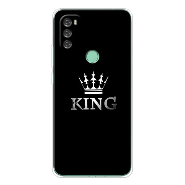 Чехол с принтом «KING» для Blackview A70 Pro