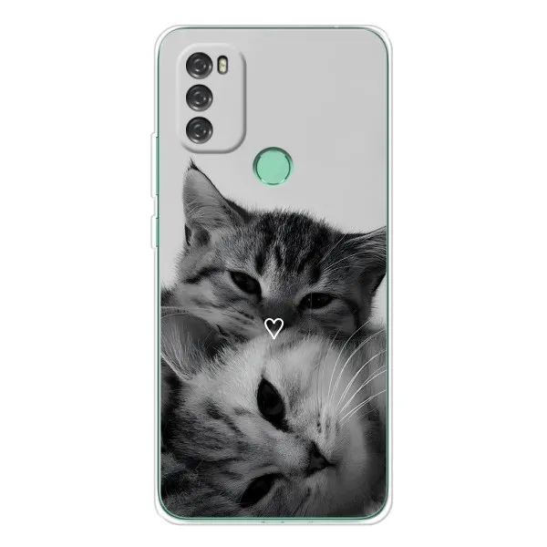 Чехол с принтом «Пара котов» для Blackview A70 Pro Чехол с принтом «Пара котов» для Blackview A70 Pro