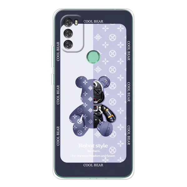 Чехол с принтом «Медвежонок LV» для Blackview A70 Pro