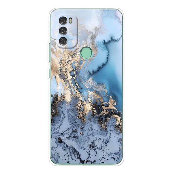 Чехол с принтом «Нежный мрамор» для Blackview A70 Pro