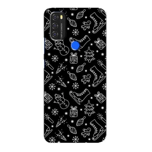 Чехол с принтом «Новогодний фон» для Blackview A70 Чехол с принтом «Новогодний фон» для Blackview A70