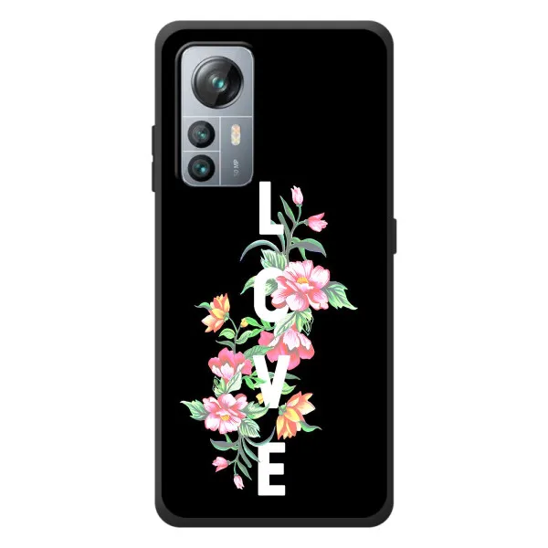 Чехол с принтом «Цветы LOVE» для Blackview A85