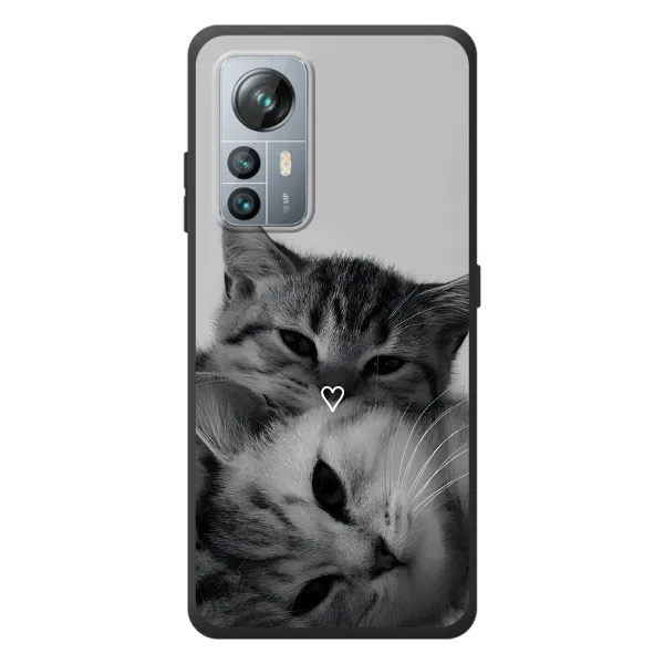 Чехол с принтом «Пара котов» для Blackview A85