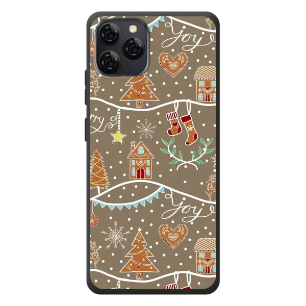 Чехол с принтом «Новогодние пряники» для Blackview A95