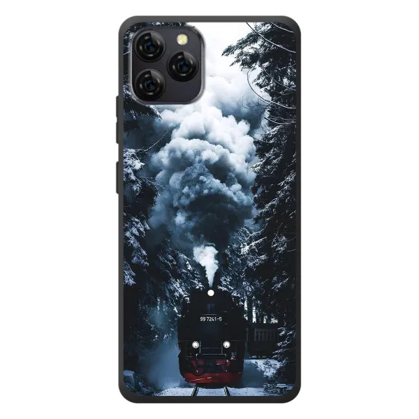 Чехол с принтом «Зимний поезд» для Blackview A95