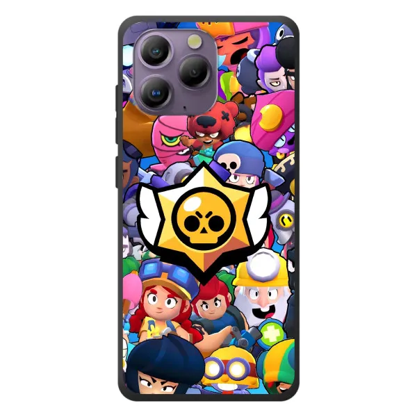 Чехол с принтом «Лого Brawl Stars» для Blackview A96 Чехол с принтом «Лого Brawl Stars» для Blackview A96