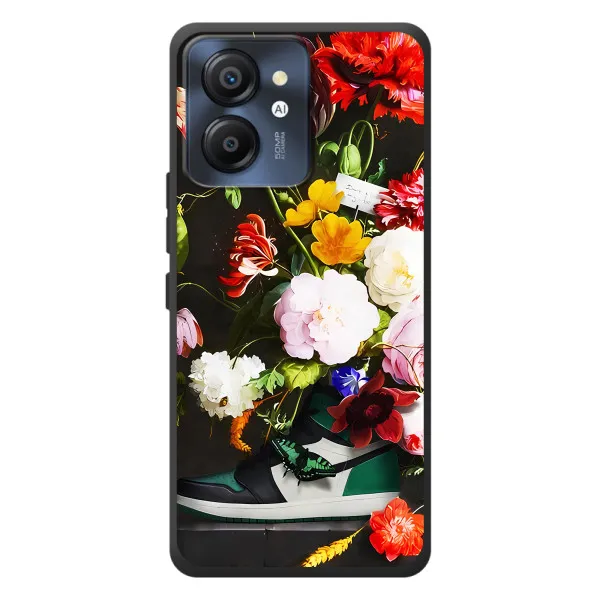 Чехол с принтом «Nike цветы» для Blackview Color 8