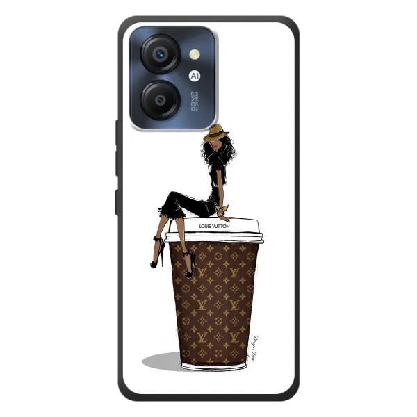 Чехол с принтом «кофе LOUIS VUITTON» для Blackview Color 8 Чехол с принтом «кофе LOUIS VUITTON» для Blackview Color 8