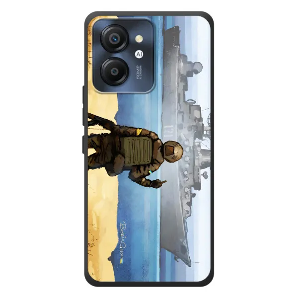 Чехол с принтом «Русский корабль» для Blackview Color 8 Чехол с принтом «Русский корабль» для Blackview Color 8