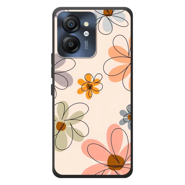 Чехол с принтом «Разноцветные цветы» для Blackview Color 8