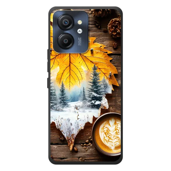 Чохол з принтом «Осінньо-зимова кава» для Blackview Color 8