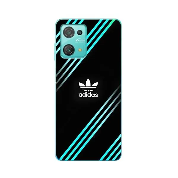 Чохол з принтом «Адідас з полосами» для Blackview Oscal C30 Pro