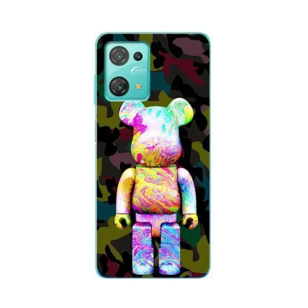 Чохол з принтом «Яскравий Bearbrick» для Blackview Oscal C30 Pro