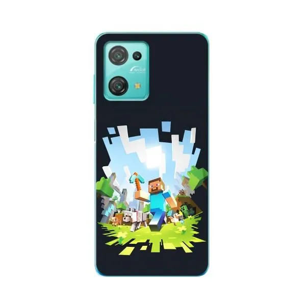 Чохол з принтом «персонажі Minecraft» для Blackview Oscal C30 Pro Чохол з принтом «персонажі Minecraft» для Blackview Oscal C30 Pro