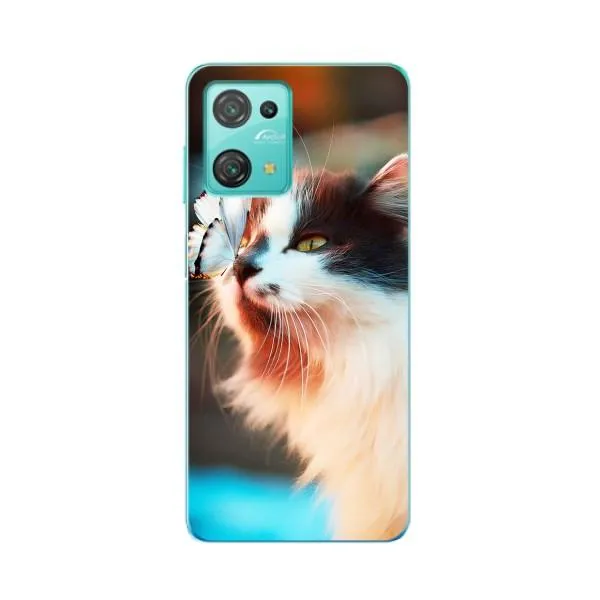 Чехол с принтом «Котик с бабочкой» для Blackview Oscal C30 Pro Чехол с принтом «Котик с бабочкой» для Blackview Oscal C30 Pro