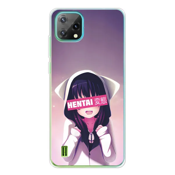 Чохол з принтом «Hentai chan» для Blackview Oscal C60 Чохол з принтом «Hentai chan» для Blackview Oscal C60