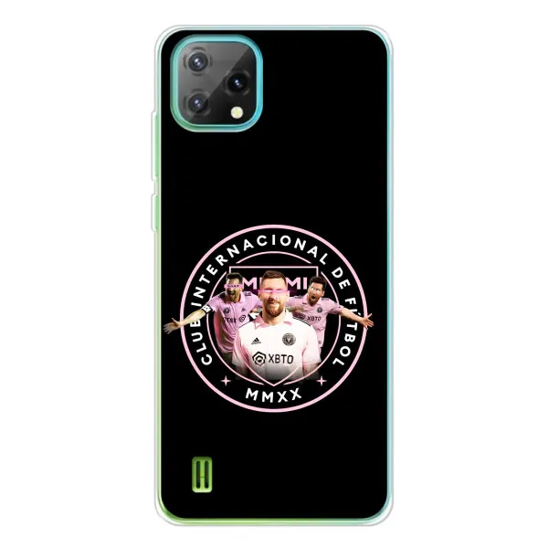 Чохол з принтом «Мессі в лого» для Blackview Oscal C60
