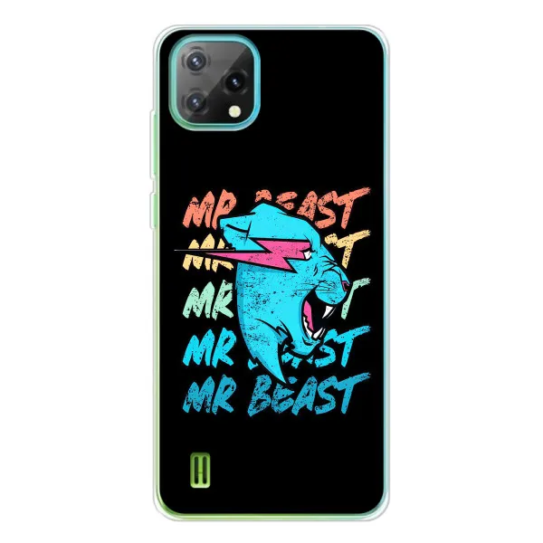 Чохол з принтом «logo Mr beast» для Blackview Oscal C60