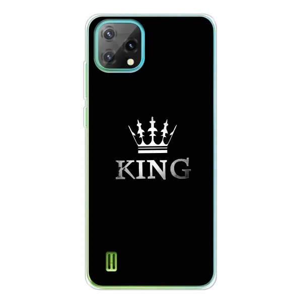 Чохол з принтом «KING» для Blackview Oscal C60