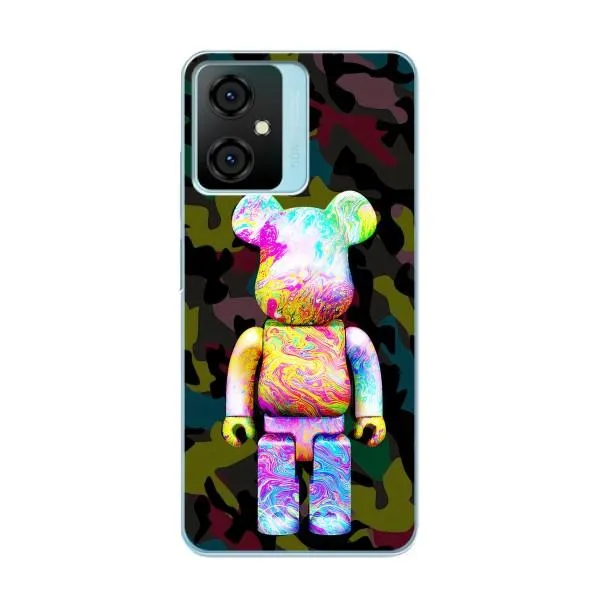 Чехол с принтом «Яркий Bearbrick» для Blackview Oscal C70