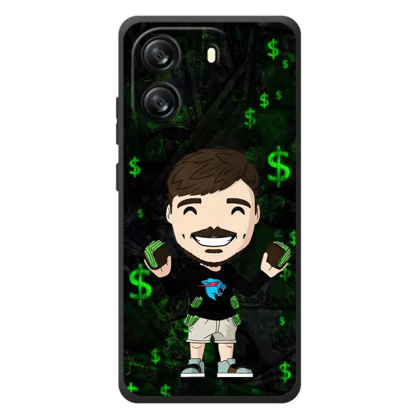Чохол з принтом «Блогер Beast» для Blackview Oscal Flat 1C