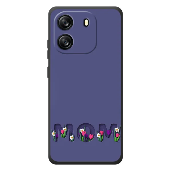 Чехол с принтом «Мама в цветах» для Blackview Oscal Flat 1C